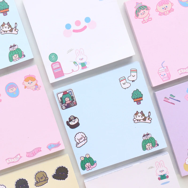Новые милые Мультяшные блокноты Domikee в Корейском стиле для школьников и детей