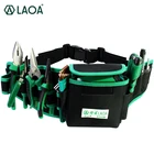 Водонепроницаемая сумка электрика LAOA, двухслойная сумка для инструментов, набор инструментов для хранения, карман для профессиональных электриков