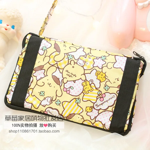 Мультфильм женщин hello kitty My Melody Марка oroll собака Марка pom-Pom Purin портативная складная сумка для багажа дорожные сумки Сумка-тележка