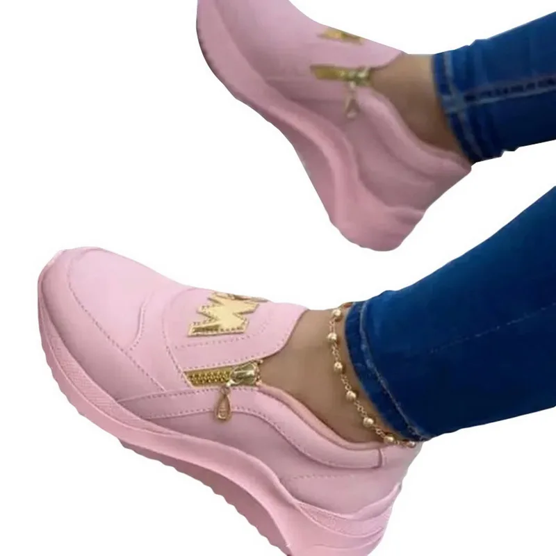 

Litthing 2021 Flat Shoes Women Casual Platform Sneakers Spring Chaussure Femme Talon Wedding Ladies Platform Shoes Zapatillas