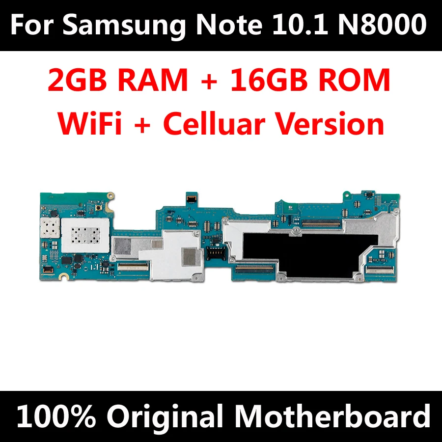 Завод разблокирован для Samsung Galaxy Note 10 1 N8000 N8010 оригинальная логическая плата с