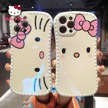 Hello Kitty Phone Case for iPhone 6S/7/8P/X/XR/XS/XSMAX/11/12Pro/12mini Phone Blu-ray Soft Case Pink Case Cover