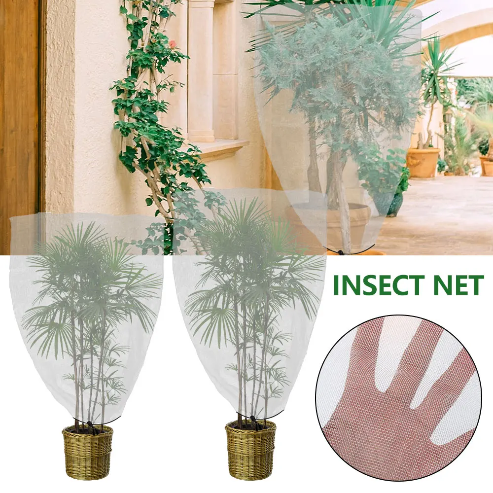 

Insect Bird Barrier Mesh Garden Bug Net Bag Plant Vegetables Fruits Protective Cover Reusable Greenhouse Reusable Tree Netting