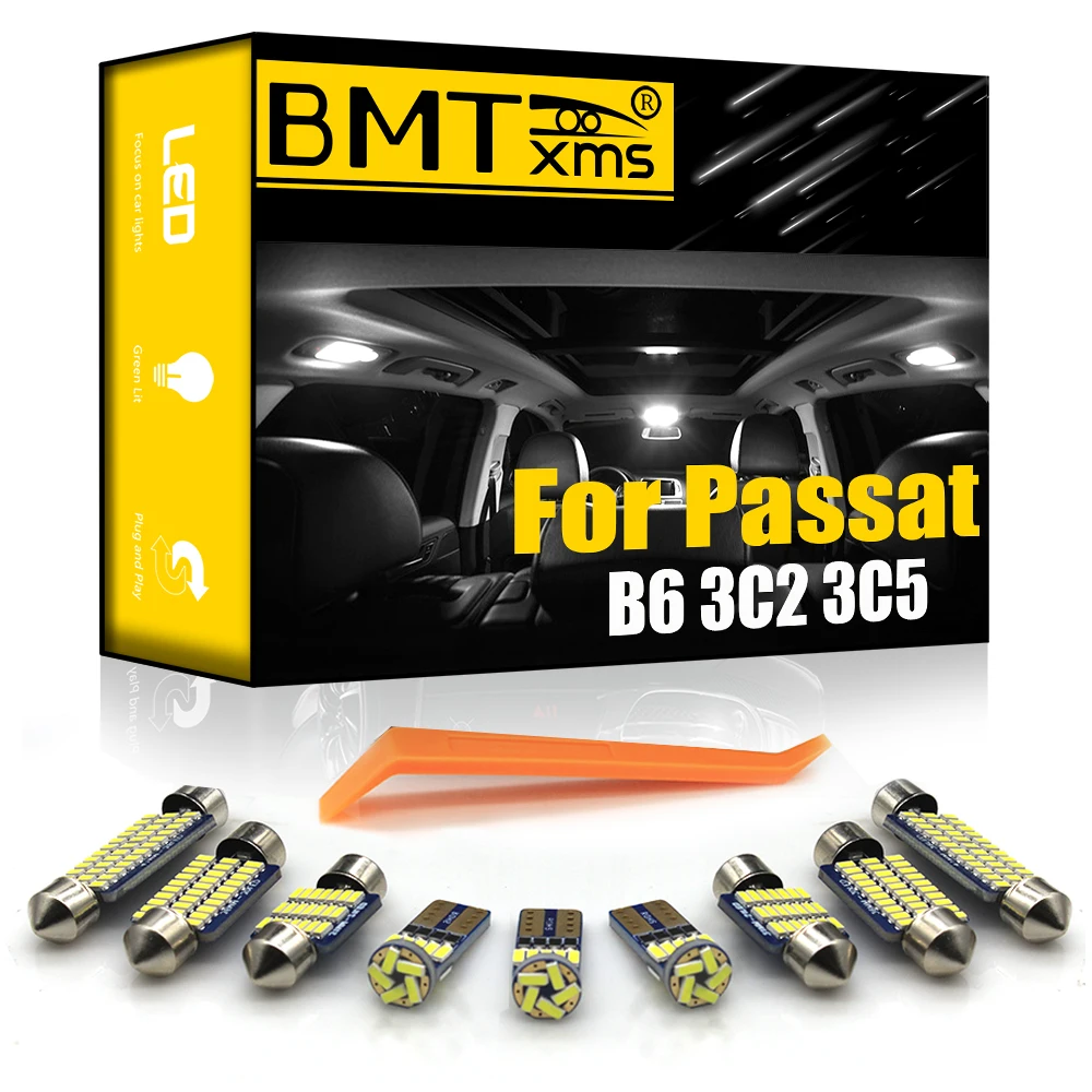 

BMTxms For Volkswagen VW Passat B6 3C2 3C5 Sedan Variant Estate Wagon 2005-2011 Vehicle LED Interior Light Kit Car Accessories