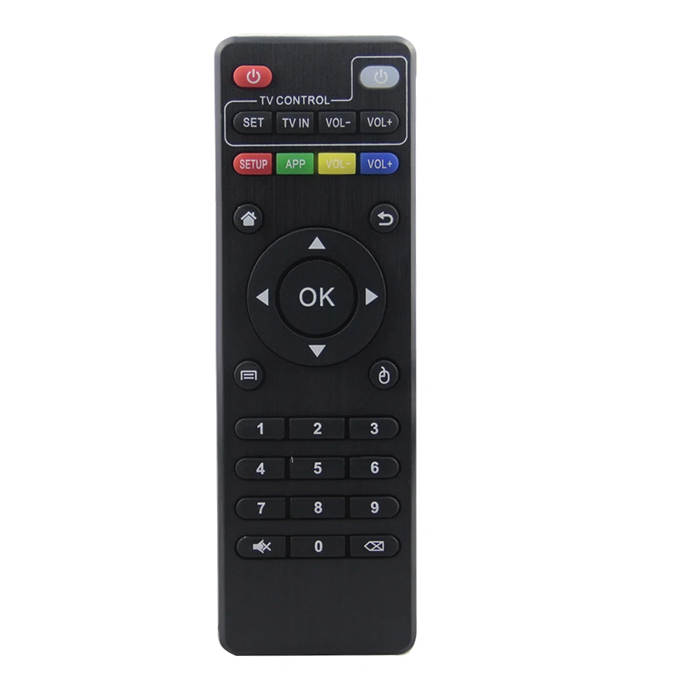 Высокое Качество ИК пульт дистанционного управления для Android tv Box H96 pro+/M8N/M8C/M8S/V88/X96/MXQ/T95N/T95X/T95 замена пульта дистанционного управления - Цвет: Черный
