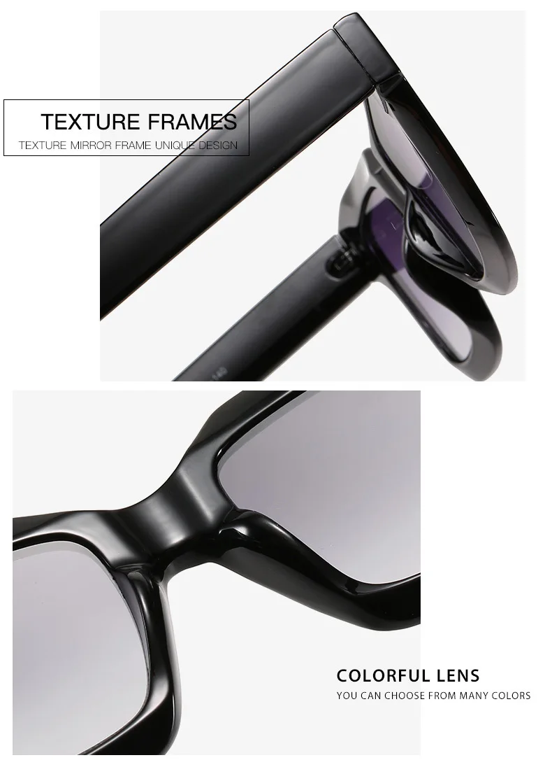 

New Classic Box Sunglasses for Men and Women Fashion Trend Sunglasses Outdoor Sunshade