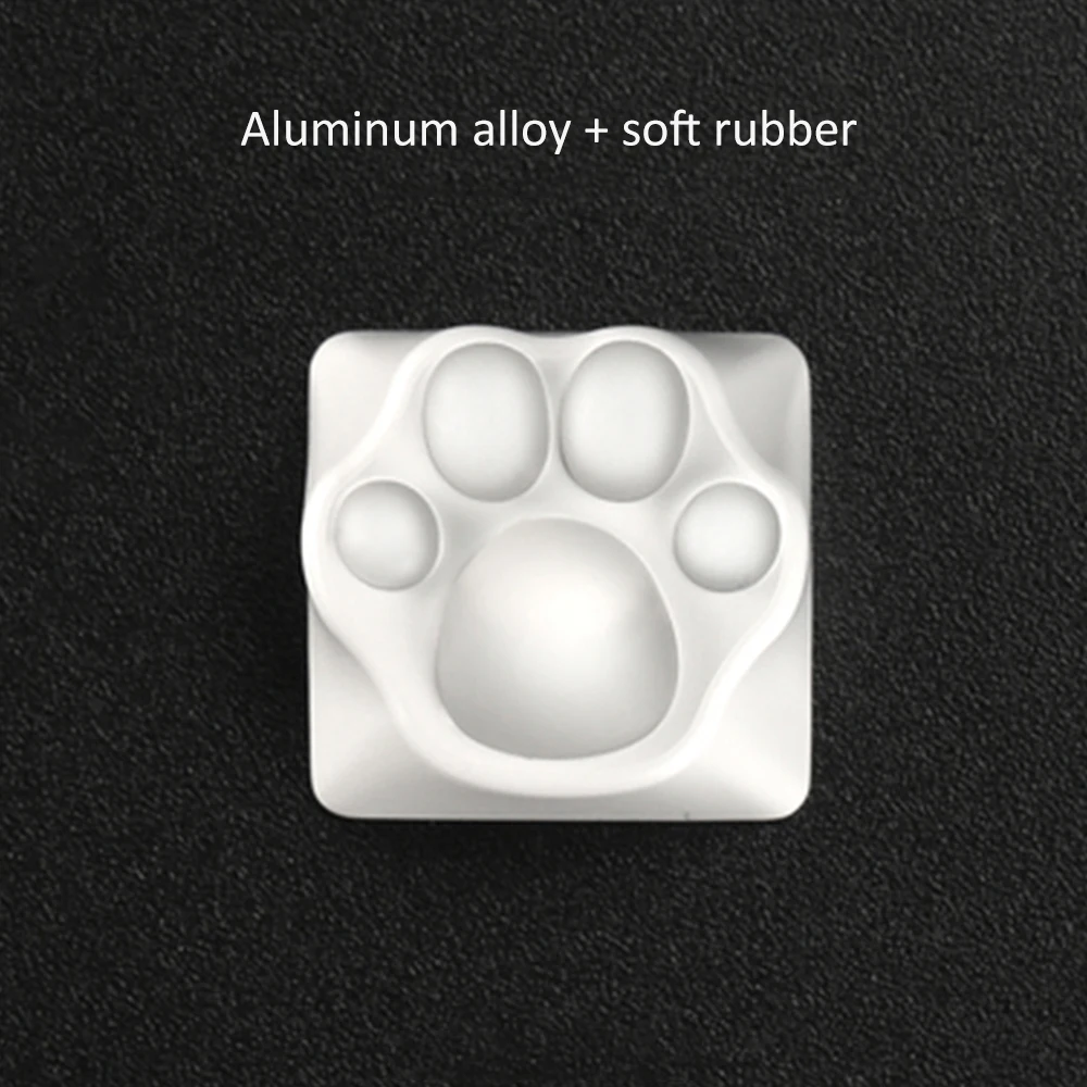 Симпатичная мягкая металлическая клавиатура в виде кошачьего когтя для