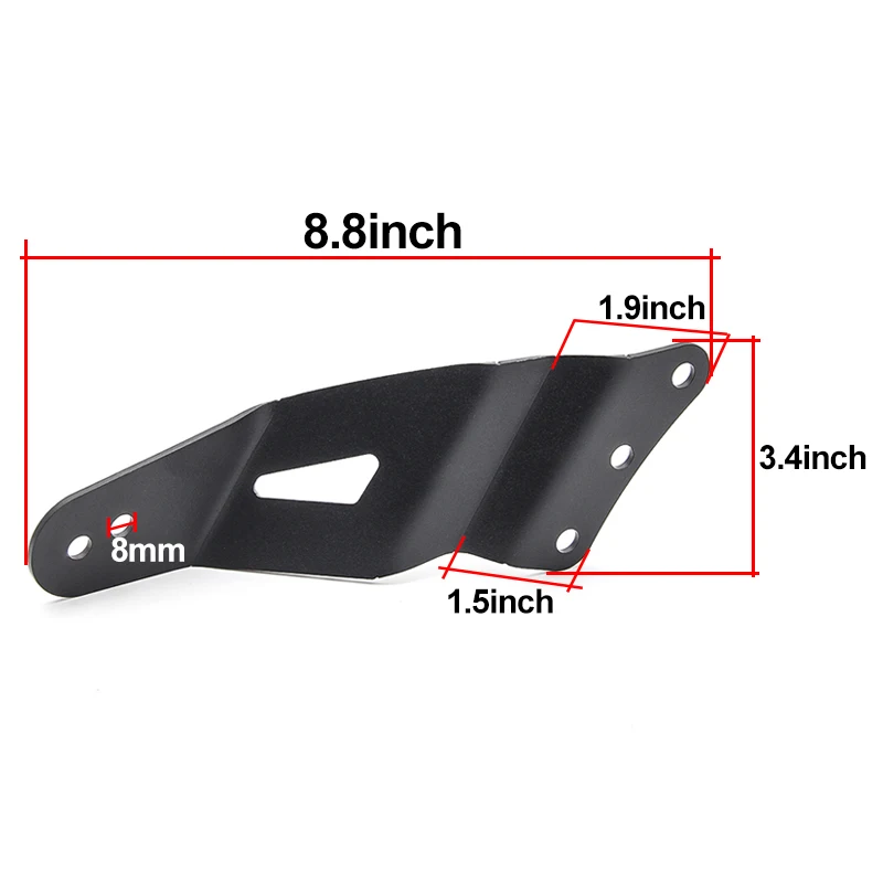 Верхний светодиодный нштейн для крепления на лобовое стекло изогнутая световая