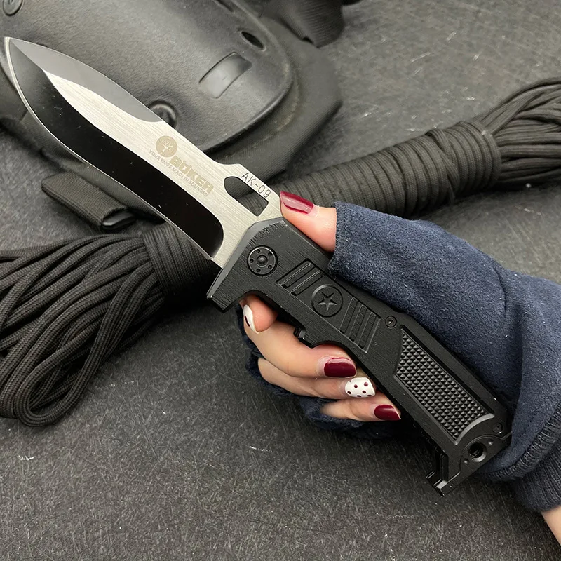 Тактические ножи DuoClang высокой твердости черное титановое лезвие для рисования