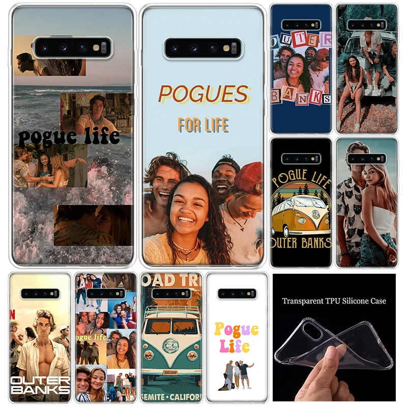 Мягкий силиконовый чехол Pogue Life для Samsung Galaxy S10 S20 Ultra Note 10 9 8 S9 S8 Plus Pro Lite S7 S6 J4 J6 +