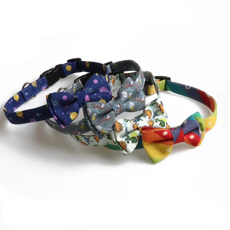 Бант для собаки ошейник домашних животных регулируемый с галстуком-бабочкой