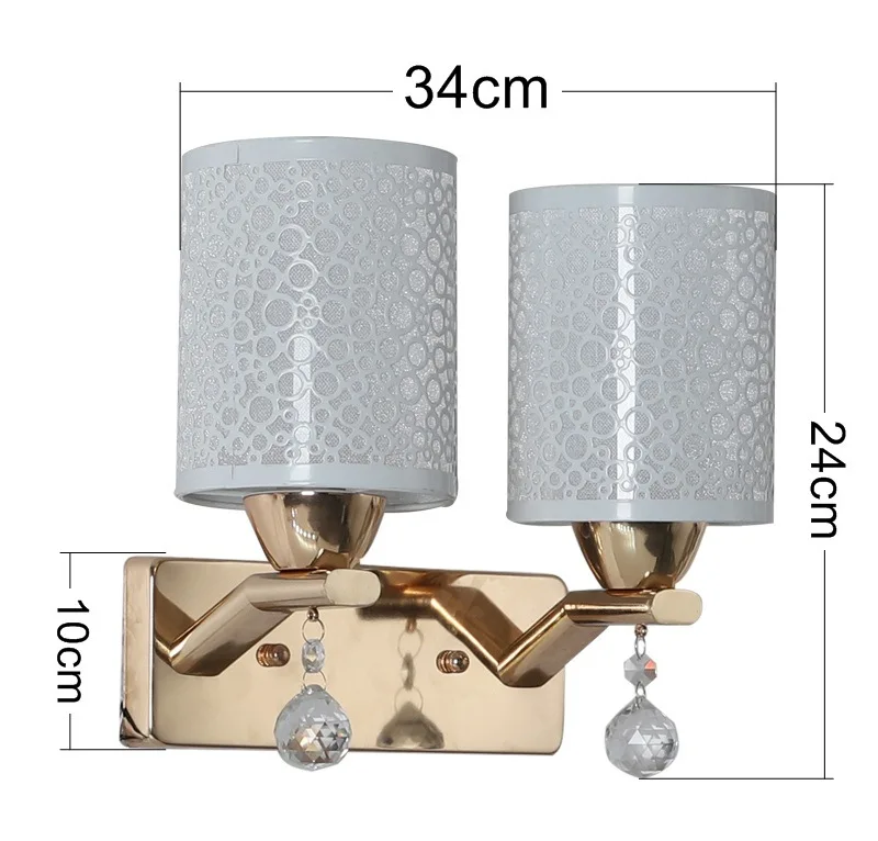 

Modern Wall Light Nordic Gold Wall Lamp for Bedroom Living Room Corridor Home Decor Lighting Fixture LED27