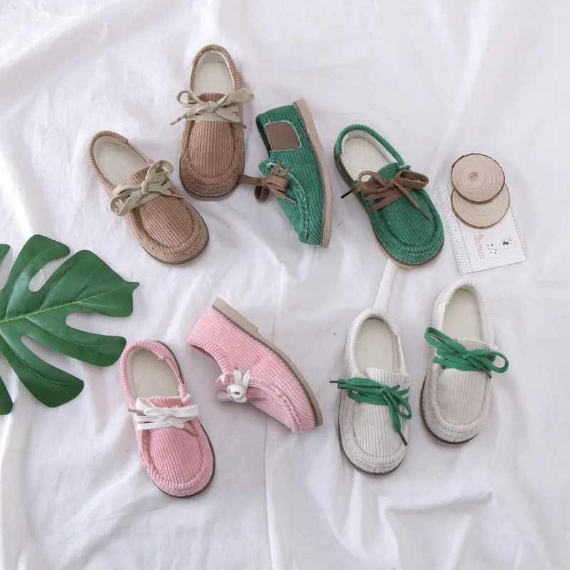 Новинка Осень зима 2019 повседневная обувь из нечестивого бархата Детская