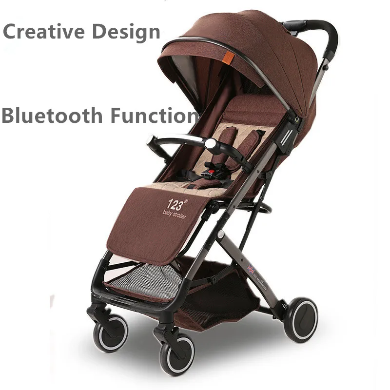 7 кг 2019 Bluetooth для раннего обучения музыкальная Роскошная детская коляска с
