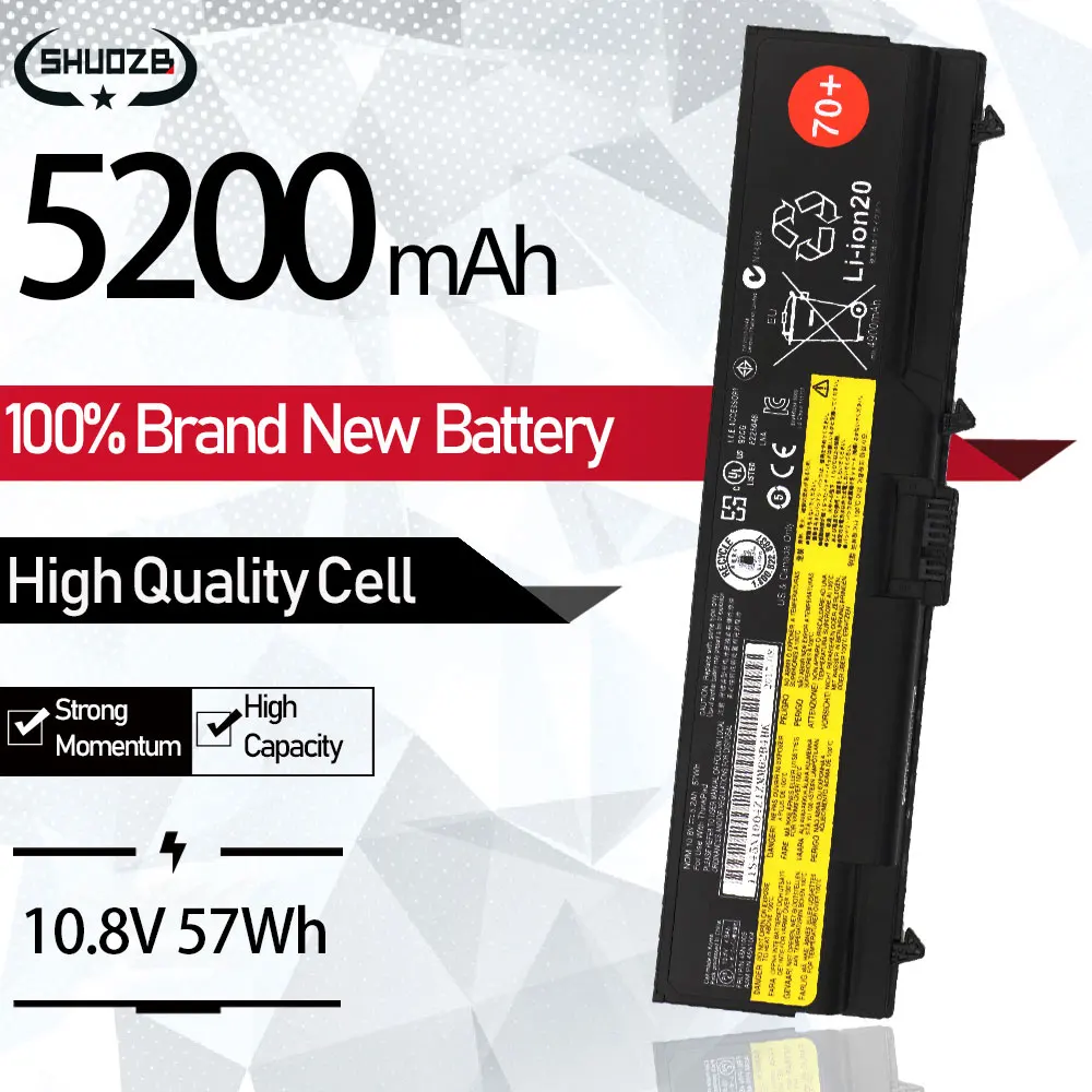 

ThinkPad T430 T430I L430 T530 T530I L530 W530 SL430 SL530 Laptop Battery For Lenovo 45N1005 45N1004 45N1001 45N1000 45N1013 New