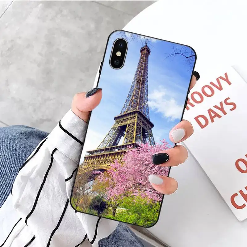 

Paris Eiffel Tower lanscapehigh quality Phone Case shell For iphone 5 5s 5c se 6 6s 7 8 plus x xs xr 11 pro max