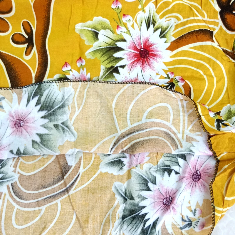 

African Lady Soft Cotton Dashiki Dresses Women Sequins Collar Floral Long Dress with Scarf