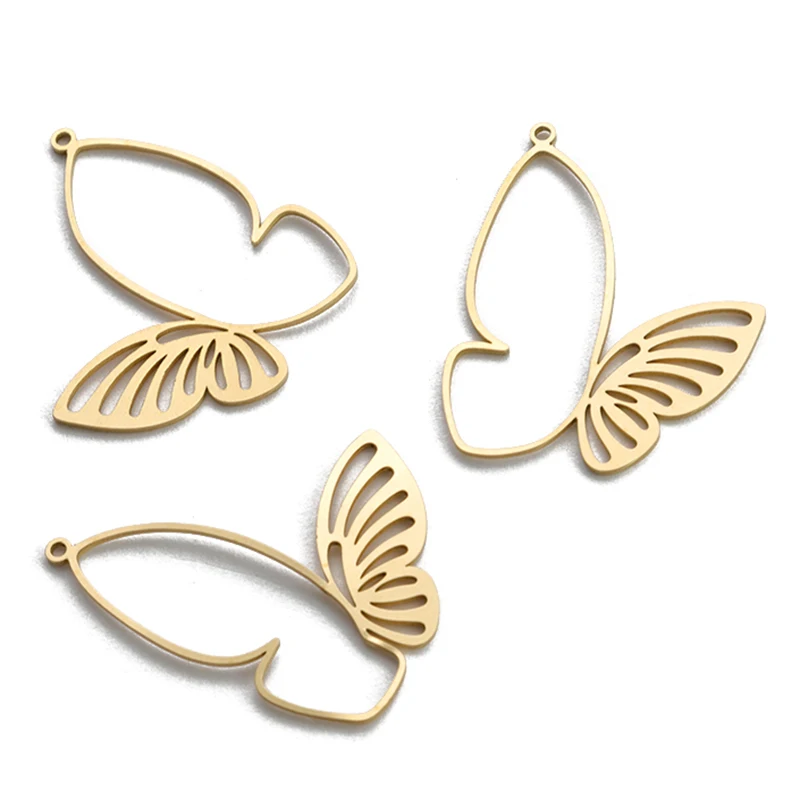 

10pcs Raw Brass 30x38mm Moth Butterfly Charm Pendant Mystical Charms For Jewelry Making Earrings Necklace Decoration Supplies