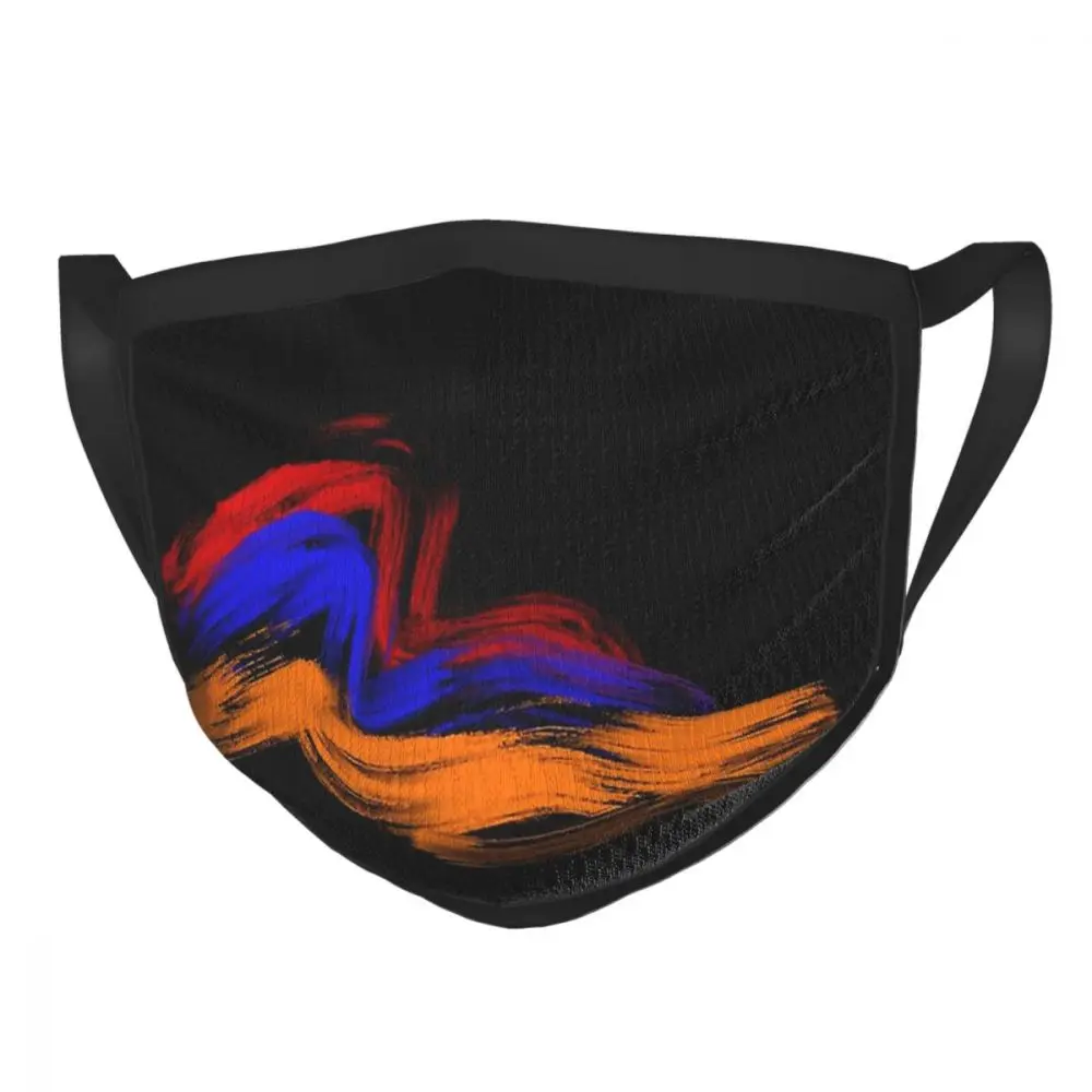 

Armenian Movement Reusable Face Mask Armenia Flag Anti Haze Dustproof Mask Protection Mask Respirator Mouth Muffle