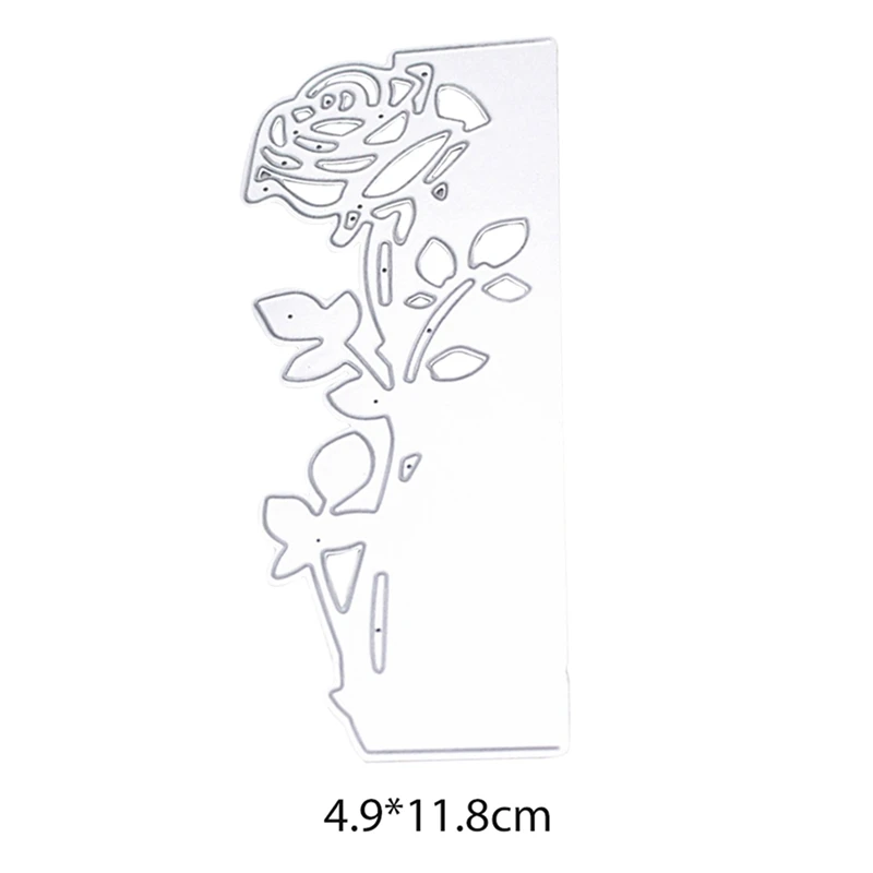 

2021 New Metal Carbon Steel Cutting DIY Cut Knife Mold Rose Paper Craft Mould die for Home Decor Household