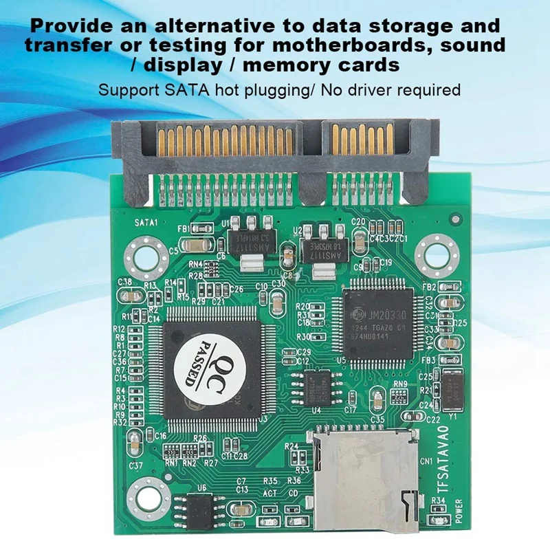 Карта адаптера SATA карта TF на для Windows 3 1/NT4/98SE / 2000 XP/Vista/Mac/Linux замена Sata