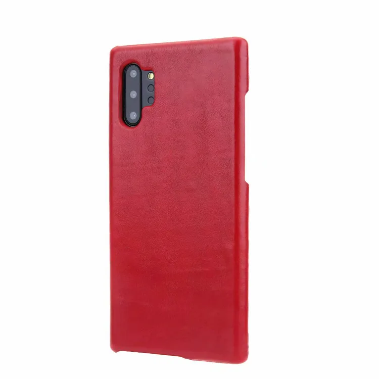 Note10+ ретро матовый чехол из натуральной кожи для телефона samsung Galaxy Note 10 9 S10 S9 Plus Note10 Простой деловой чехол