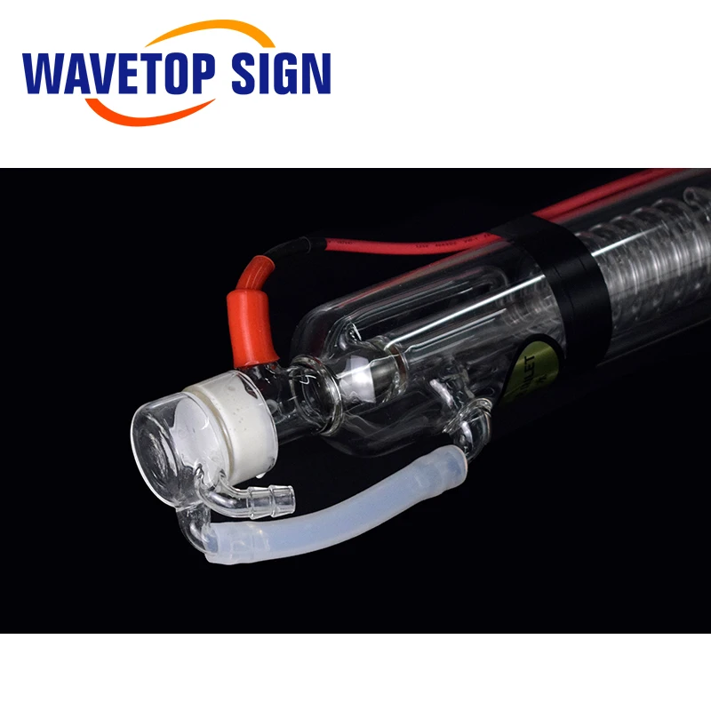 CO2 лазерная трубка WT1250 60 Вт Длина 1250 мм Dia.55mm + Лазерное сжигание Питание HY-T60 для
