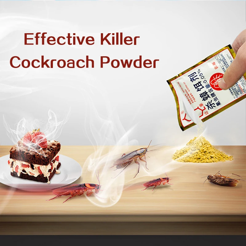 20PCS Cockroach Killing Bait Powder Repeller Killer Trap Anti Pest Effective Control Products | Дом и сад