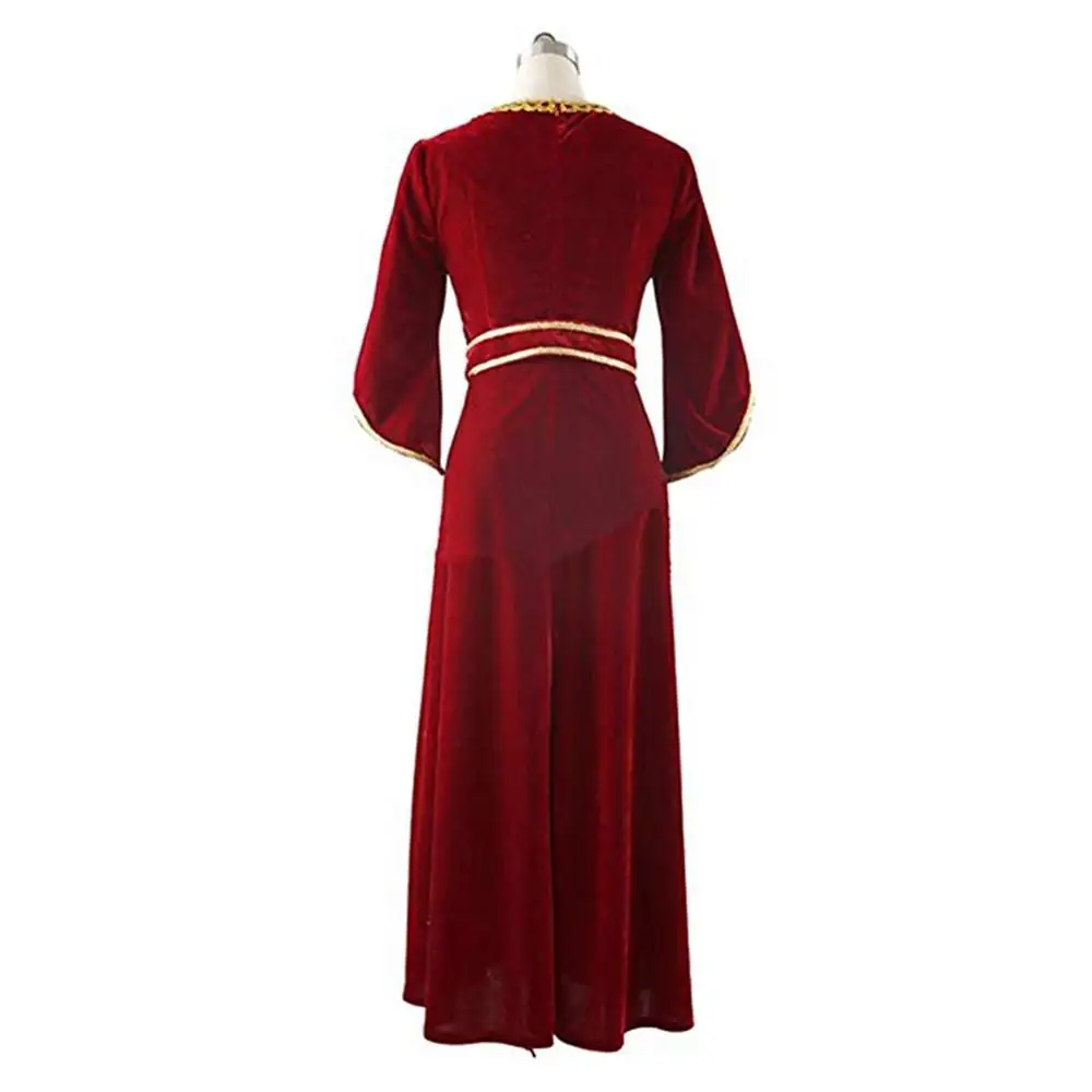 Мать Gothel платье принцессы для косплея карнавальный костюм на Хэллоуин вечернее