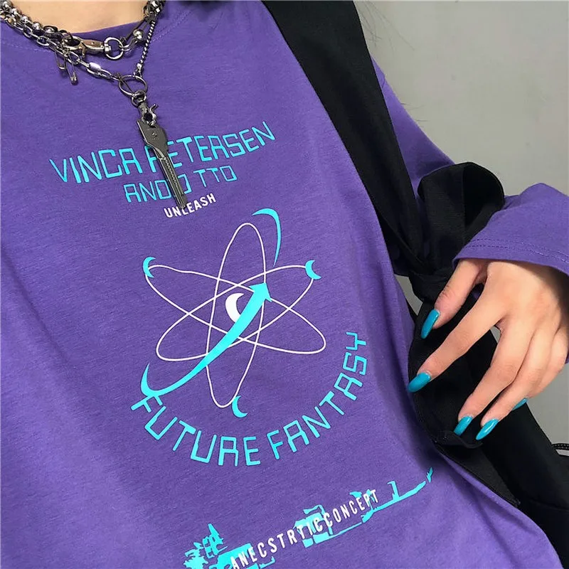 Фиолетовый Цвет рубашка с длинным рукавом в Корейском стиле для женщин Сезон