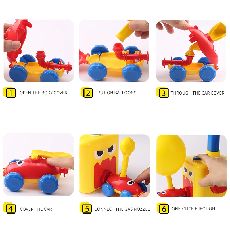 Lanzador de coche de juguete para ni&ntilde;os, juguete educativo y divertido para la Educaci&oacute;n de la primera infancia-3