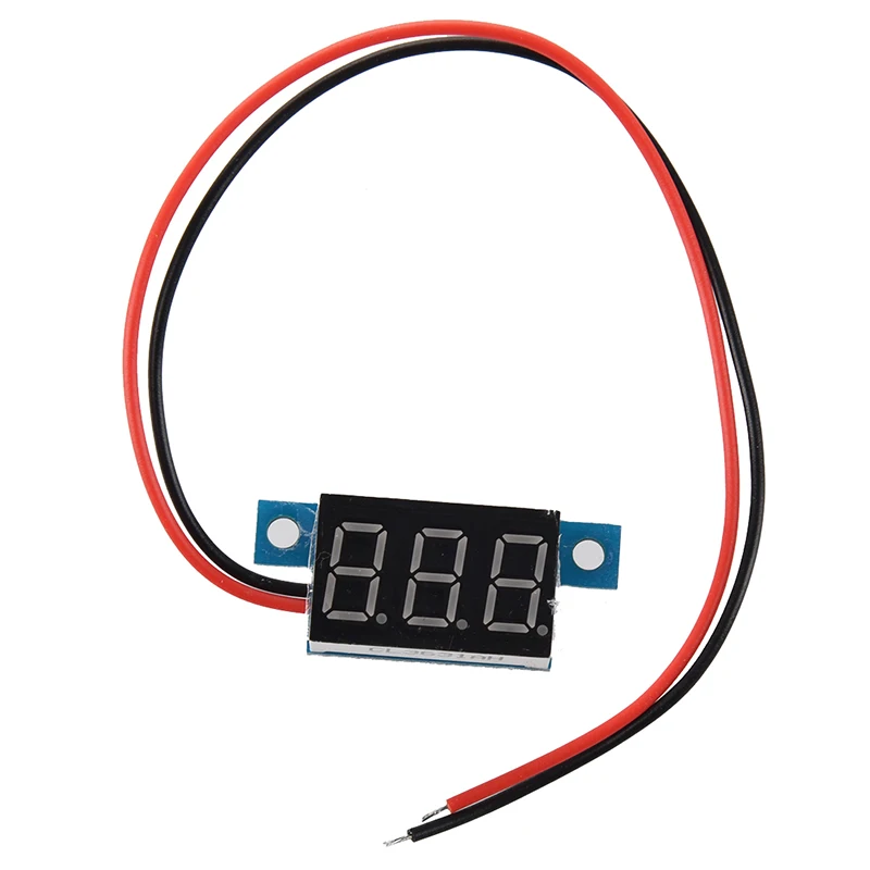 

Mini Red LED Digital Voltmeter Volt Meter Panel 3.3-30V