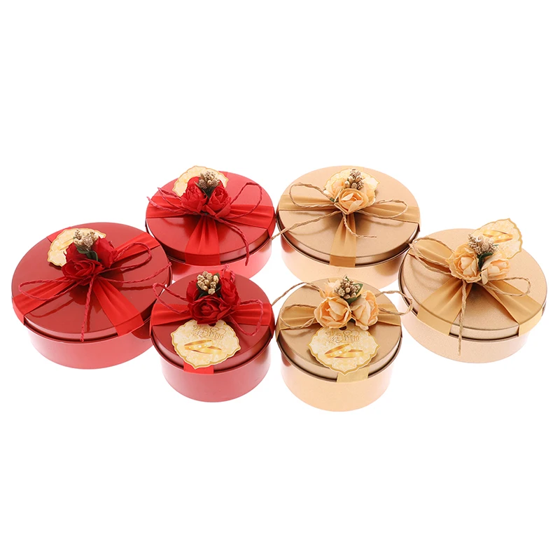 

Round Candy Chocolate Box Wedding Party Favors And Gifts Boxes Candy Bags Gift