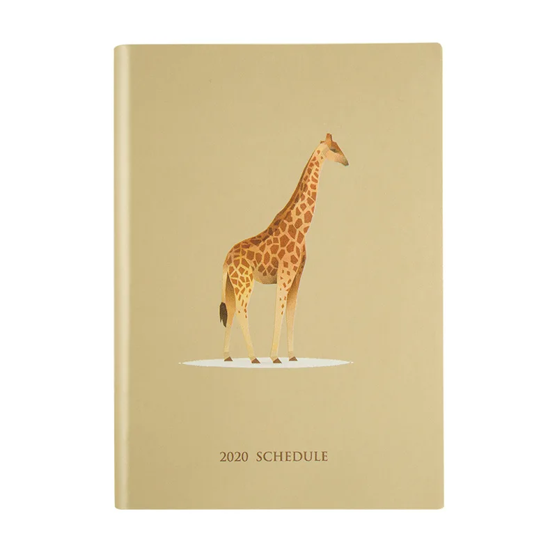 Giraffe Kawaii записная книжка-органайзер планировщик Органайзер B6 дневник расписание Сетка Журнал милые животные записная книжка назад в школу путешествия Handboo - Цвет: Giraffe
