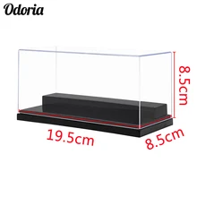 Odoria(19,5x8,5x8,5 см) акриловый дисплей 2 шага чехол/коробка плексиглас Показать чехол Пылезащитный для моделей автомобилей фигурки коллекционные вещи