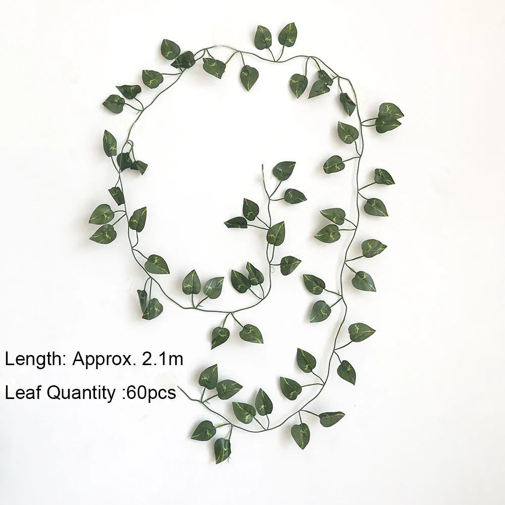 

Искусственный зелёный плющ 210 см