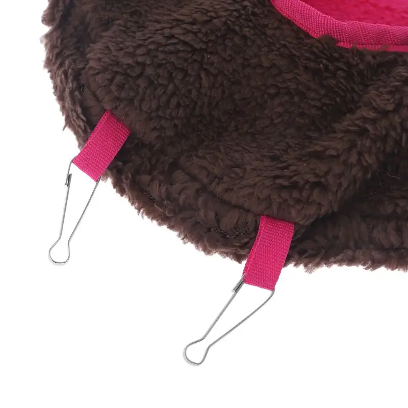 

Plush Parrot Hammock Cage Bird Hanging Bed House Nest Tent Winter Warm
