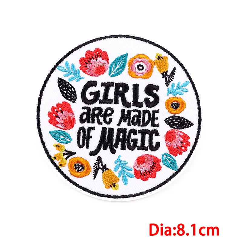 Letters Clothing Thermoadhesive Patches Sun &amp Moon Iron On Embroidery Cute Cartoon Applique DIY Clothes Stickers | Дом и сад