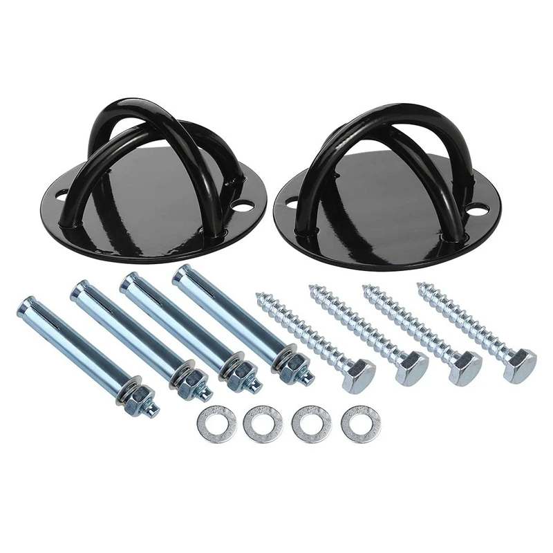 2 шт. потолочный Настенный якорь для подвесной ремень силовых тренировок