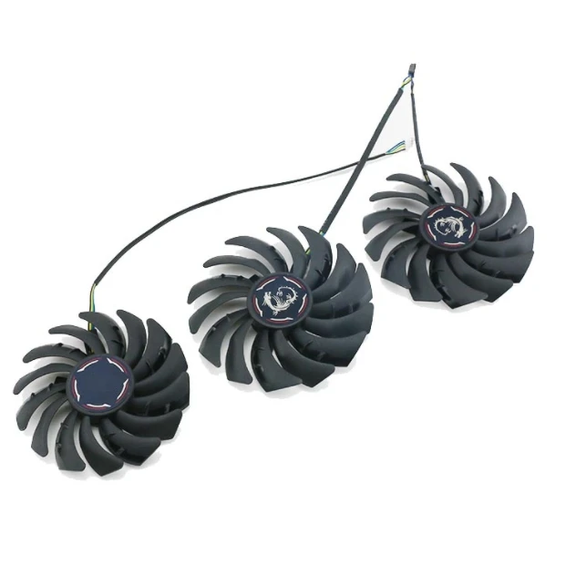 PLD09210S12HH PLD10010S12HH 12 В постоянного тока для MSI RTX 2070 2080 SUPER Ti GAMING X TRIO вентилятор
