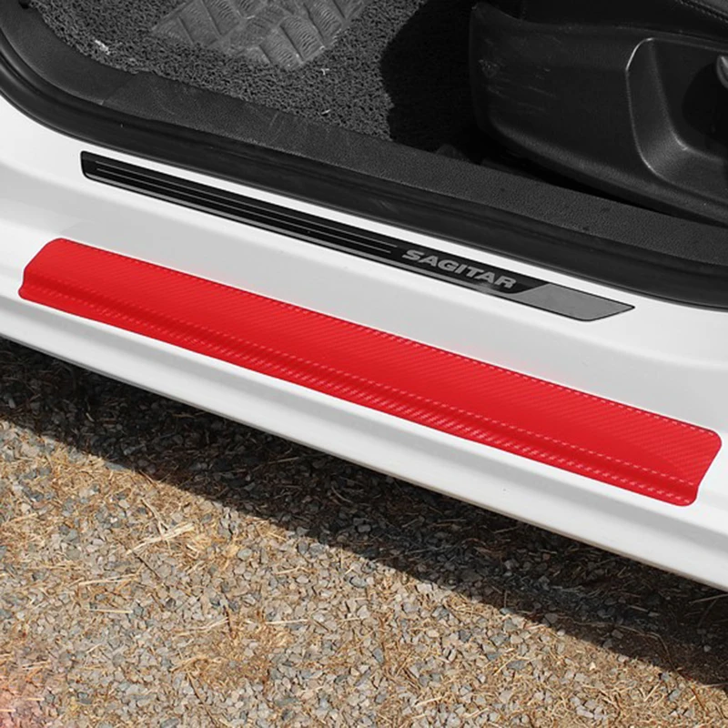 

General Motors 3D Carbon Fiber Door Sill Scratch Sticker for Opel Insignia Zafira Corsa Astra hgj Vectra c Meriva Mokka