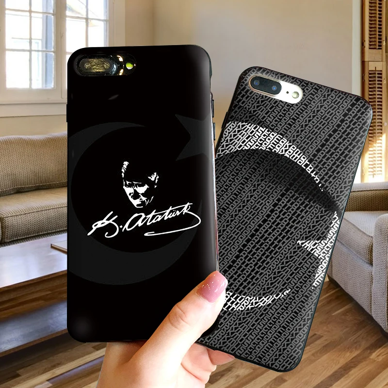 Турция Mustafa kemale Ataturk чехол для iPhone XS Max XR Мягкий силиконовый X 6 6S 7 8 Plus Coque Funda |
