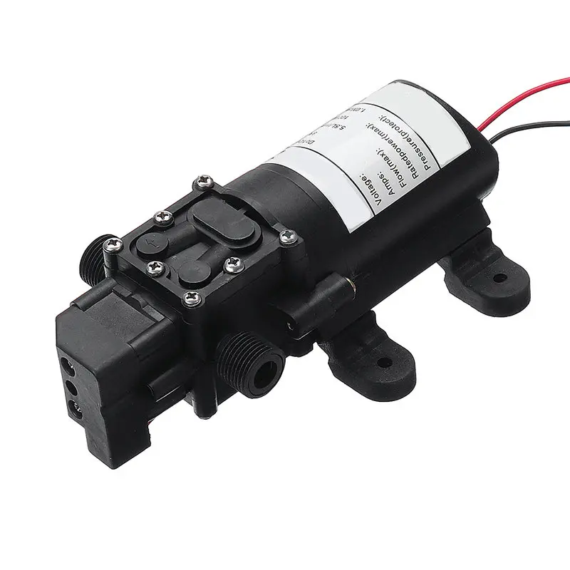 100 Вт DC 12 В 130PSI 5.5L/мин водяной мембранный самовсасывающий насос высокого давления автоматический переключатель для дома сада газона автомобиля RV лодки
