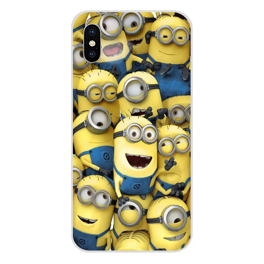 Soft Custom Phone For Huawei Honor Nova Note 5 5I 8A 8X 10 Pro 9X Moto G G2 G3 G4 G5 G6 G7 Plus Minions Movies | Мобильные телефоны