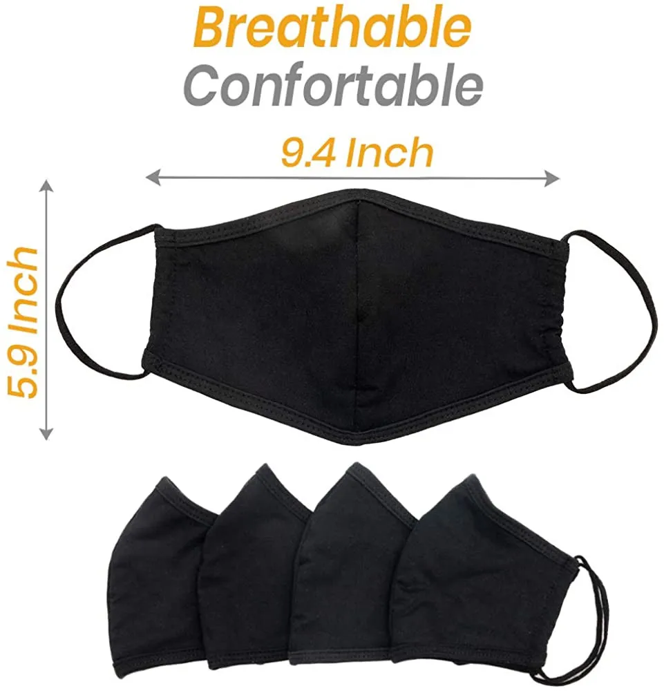 

10PCS Unisex Mouth Masks Unisex Windbreak Seamless Quick-drying Washable and Reusable Pollution-proof Face sheild Mascarillas