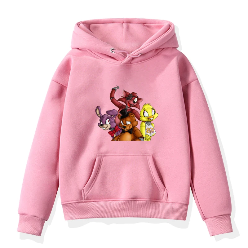 Hoodies 9 Новые свитшоты Five Nights At Freddys толстовки с капюшоном для маленьких мальчиков и девочек верхняя одежда, куртки Детский Зимний пуловер Повседневная детская одежда - Цвет: Hoodies 9