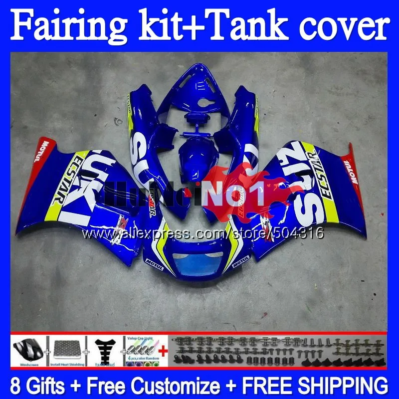 

+Tank For SUZUKI SAPC VJ21 RGV250 RGVT250 1988 1989 1990 1991 89MC.13 RGV-250 VJ22 21 RGV 250 88 89 90 91 Stock blue Fairings