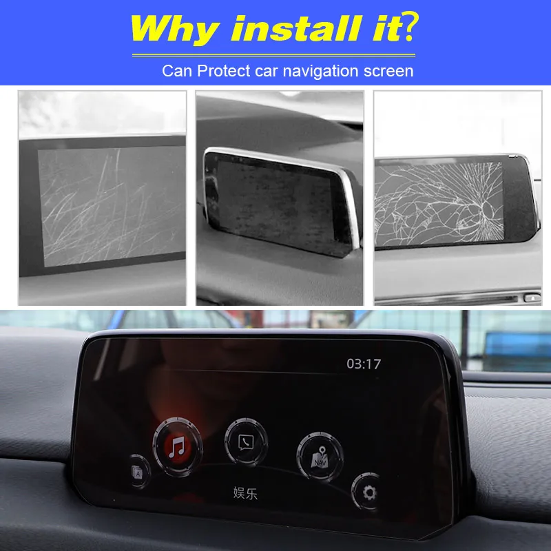 Vtear для мазда сх5 Mazda CX5 CX 5 2019 2018 2017 аксессуары GPS навигация Закаленное стекло