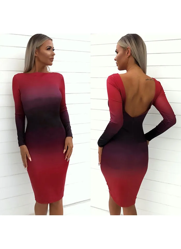 X женское сексуальное весеннее универсальное с круглым вырезом и длинным рукавом