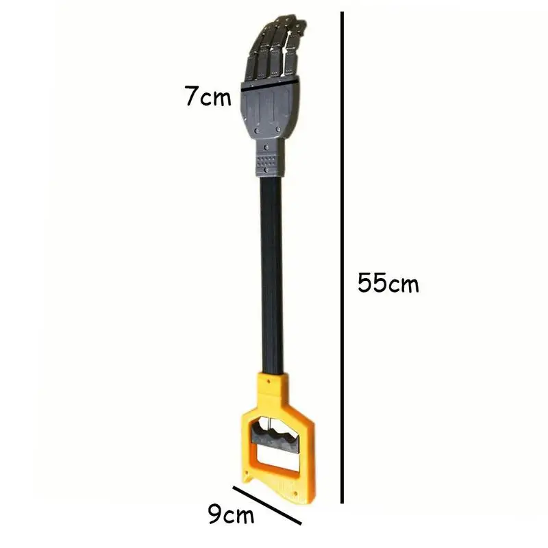 

55cm Wrist Strengthen DIY Portable Robot Claw Hand Grabber Kids Toy Educational Hand Wrist Strengthen Grab Plastic Robot DIY Kid